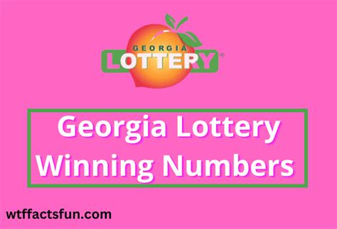 georgia lottery winning results